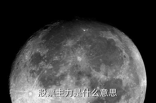 股票主力ya5單是什么意思，股票 主力是什么意思