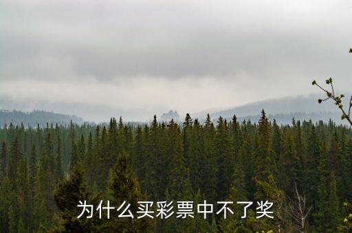 買彩票為什么不中獎(jiǎng)，彩票為什么不中獎(jiǎng)