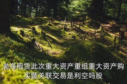 渤海租賃此次重大資產重組重大資產購買暨關聯(lián)交易是利空嗎股