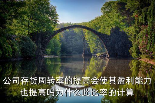 公司存貨周轉(zhuǎn)率的提高會(huì)使其盈利能力也提高嗎為什么此比率的計(jì)算