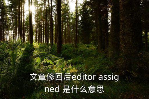 稿件已修回是什么意思，審稿狀態(tài)的終審已審回是什么意思