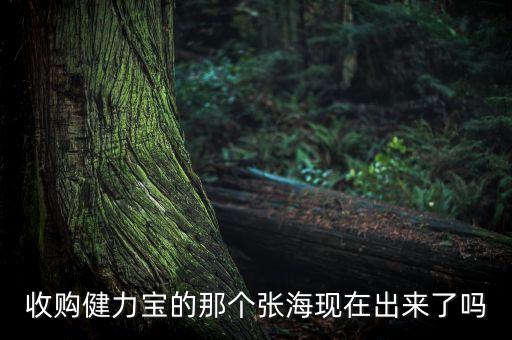 收購健力寶的那個(gè)張?，F(xiàn)在出來了嗎