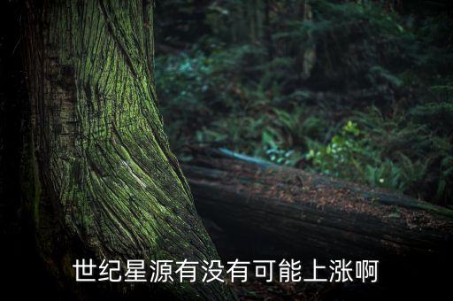 世紀(jì)星源股為什么不會(huì)漲，世紀(jì)星源有沒(méi)有可能上漲啊