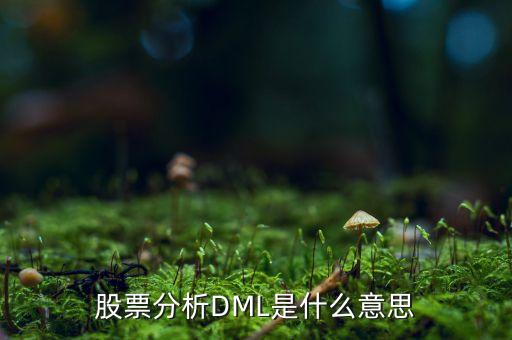 dml指標什么意思，怎樣看懂股票dml線
