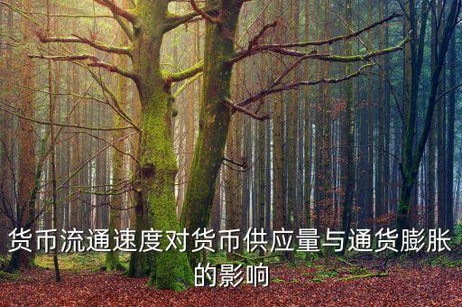 貨幣流通速度受什么影響，貨幣的流通速度和什么有關(guān)系