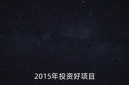 2015投資什么，2015年投資什么最賺錢