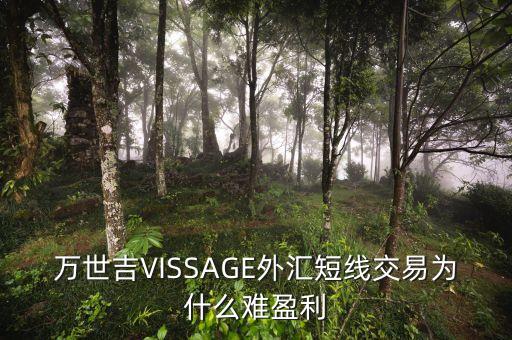 萬(wàn)世吉VISSAGE外匯短線交易為什么難盈利
