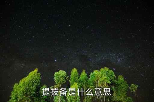 什么叫撥備，提撥備是什么意思