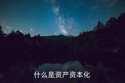 國有資產(chǎn)資本化是什么，資產(chǎn)資本化是什么意思