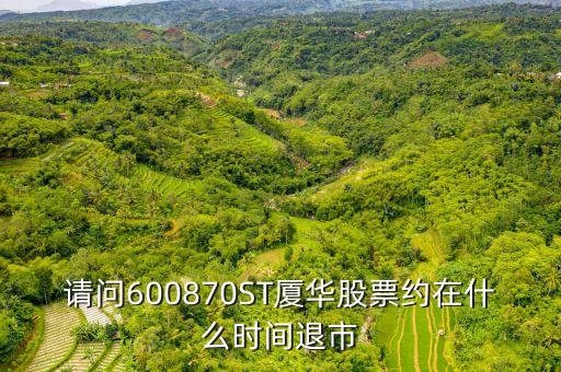 600788什么時(shí)候退市的，請(qǐng)問(wèn)600870ST廈華股票約在什么時(shí)間退市