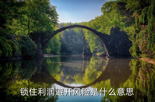 鎖定利潤是什么意思，鎖住利潤避開風(fēng)險是什么意思