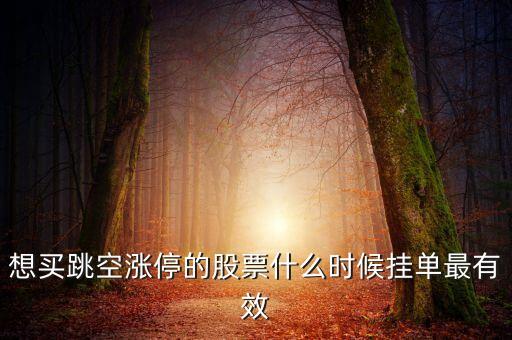 掛漲停價什么時候有效，追漲停幾點掛單是有效的