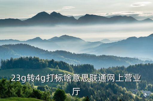 4g固網(wǎng)打標(biāo)什么意思，請(qǐng)問(wèn)聯(lián)通4G固網(wǎng)打標(biāo)這是什么意思今天上午去營(yíng)業(yè)廳變更了套餐