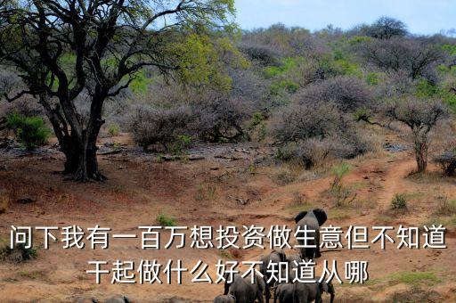 股市當中的青苔表示什么，問下我有一百萬想投資做生意但不知道干起做什么好不知道從哪
