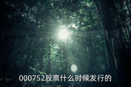 九泰銳富什么時(shí)候發(fā)行，000752股票什么時(shí)候發(fā)行的