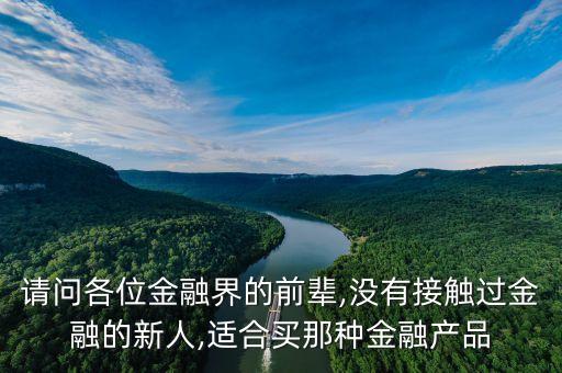 請(qǐng)問各位金融界的前輩,沒有接觸過(guò)金融的新人,適合買那種金融產(chǎn)品