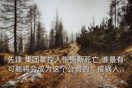 先鋒 集團掌控人張振新死亡,誰最有可能將會成為這個公司的“接鍋人...