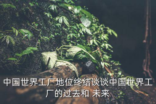 未來中國制造業(yè)還有生命嗎
