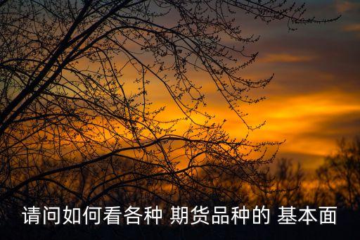 期貨投資基本面分析