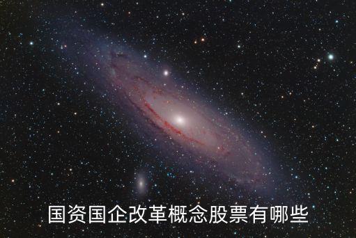國(guó)資國(guó)企改革概念股票有哪些