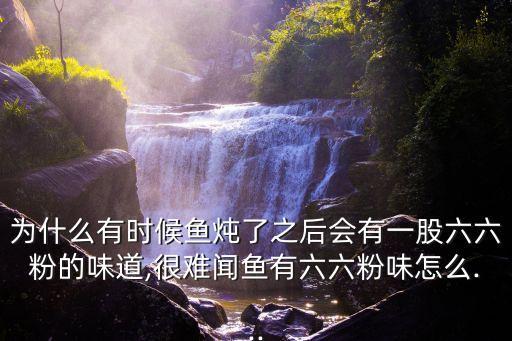 為什么有時(shí)候魚(yú)燉了之后會(huì)有一股六六粉的味道,很難聞魚(yú)有六六粉味怎么...