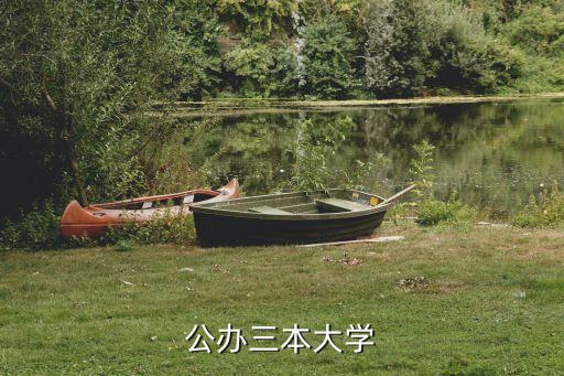 公辦三本大學