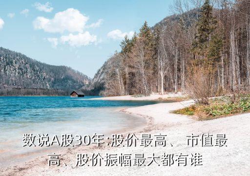 數(shù)說A股30年:股價(jià)最高、 市值最高、股價(jià)振幅最大都有誰