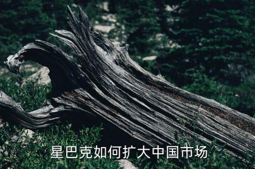  星巴克如何擴(kuò)大中國市場
