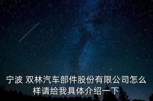 寧海雙林集團