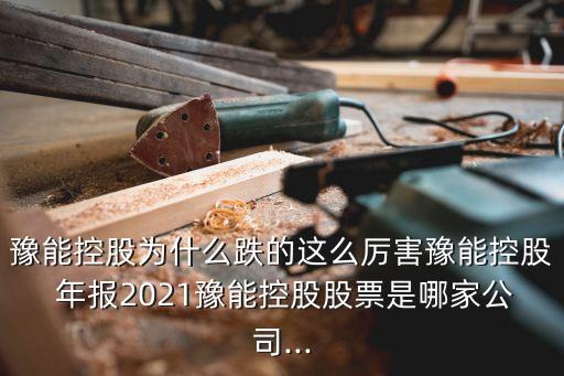 豫能控股為什么跌的這么厲害豫能控股 年報(bào)2021豫能控股股票是哪家公司...