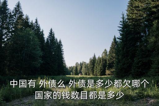 中國外債56萬億,恒大外債2萬億相當于