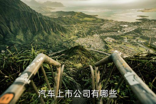 汽車(chē)上市公司有哪些