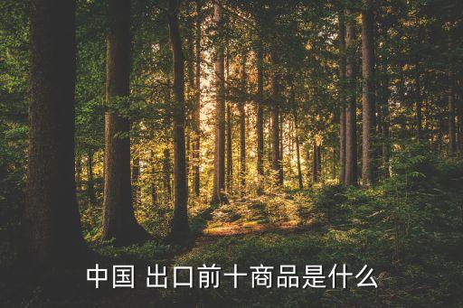 中國(guó)出口行業(yè)