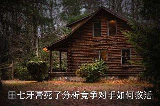 田七牙膏死了分析競(jìng)爭對(duì)手如何救活