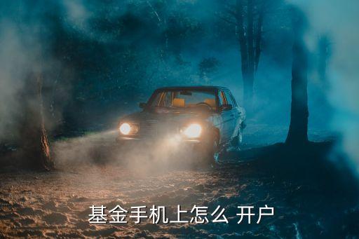  基金手機(jī)上怎么 開(kāi)戶(hù)