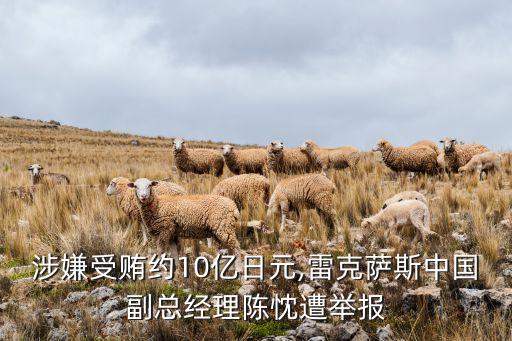 涉嫌受賄約10億日元,雷克薩斯中國(guó)副總經(jīng)理陳忱遭舉報(bào)