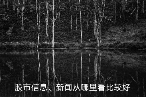 股市信息、新聞從哪里看比較好