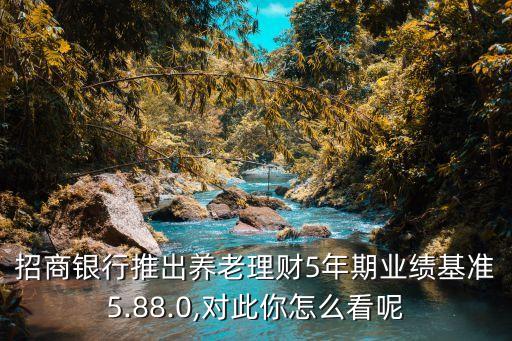 招商銀行推出養(yǎng)老理財5年期業(yè)績基準(zhǔn)5.88.0,對此你怎么看呢