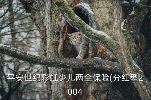 平安世紀(jì)彩虹少兒兩全保險(分紅型2004