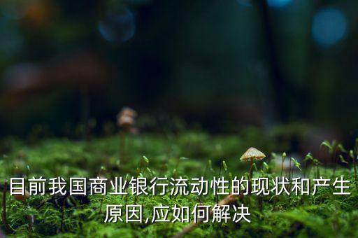 目前我國商業(yè)銀行流動性的現(xiàn)狀和產(chǎn)生原因,應(yīng)如何解決