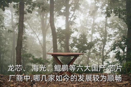 龍芯、 海光、鯤鵬等六大國產(chǎn) 芯片廠商中,哪幾家如今的發(fā)展較為順暢
