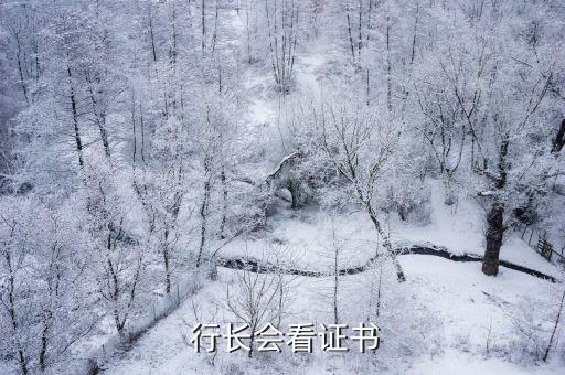  行長會(huì)看證書