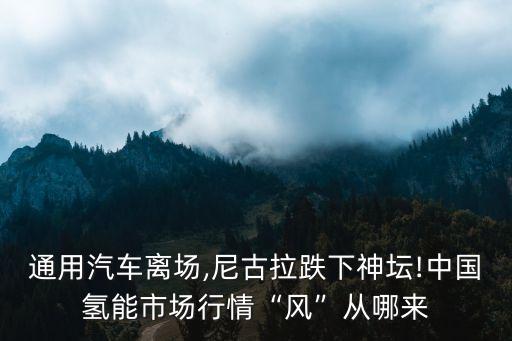 通用汽車離場(chǎng),尼古拉跌下神壇!中國(guó)氫能市場(chǎng)行情“風(fēng)”從哪來(lái)