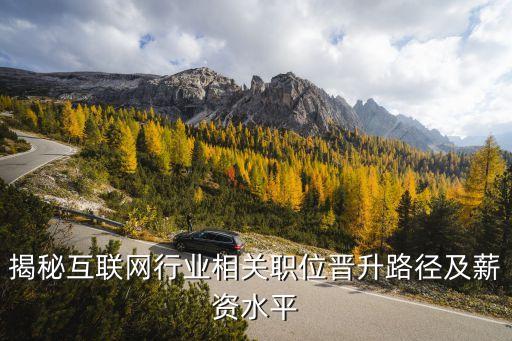 揭秘互聯(lián)網行業(yè)相關職位晉升路徑及薪資水平