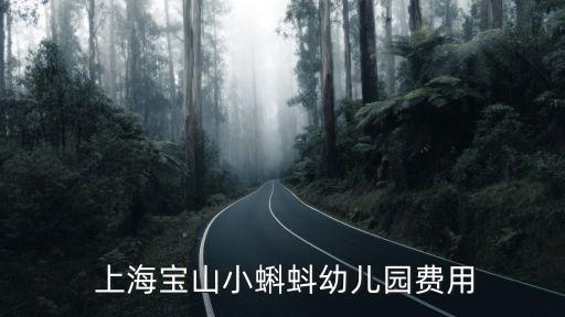  上海寶山小蝌蚪幼兒園費(fèi)用