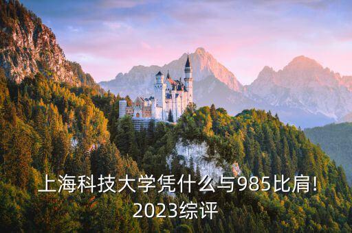  上?？萍即髮W(xué)憑什么與985比肩!2023綜評