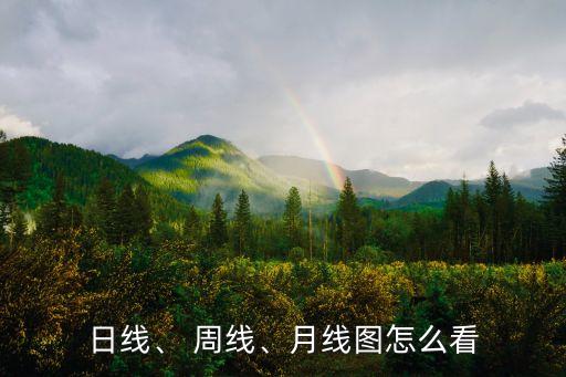 日線、 周線、月線圖怎么看