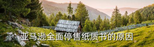 亞馬遜全面停售紙質(zhì)書(shū)的原因