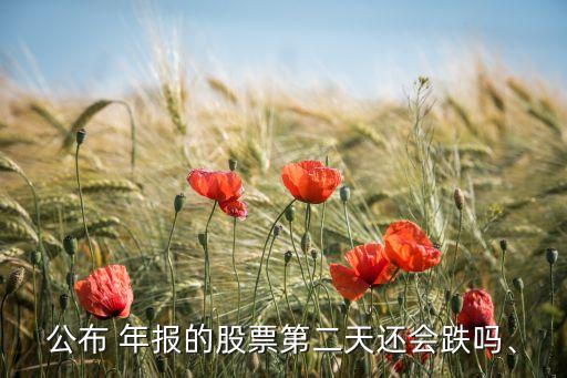 公布 年報(bào)的股票第二天還會(huì)跌嗎、