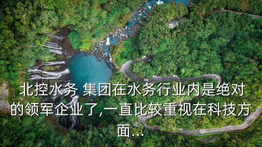  北控水務 集團在水務行業(yè)內(nèi)是絕對的領(lǐng)軍企業(yè)了,一直比較重視在科技方面...
